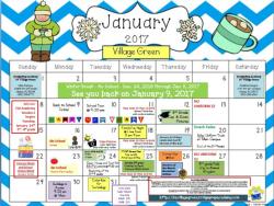 Updated January Calendar 